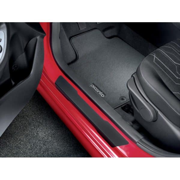 1Y143ADE11-Carpet-mats-Grey-velour-tailored-600x600-1.jpg Kia Picanto 2011-2017 Velour Carpet Mats - Image 1