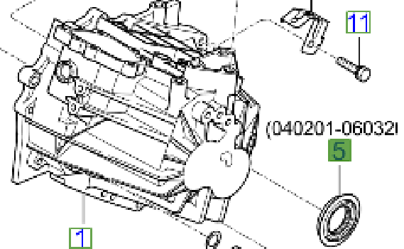 4311928080.png Rio Near Side Transmission Oil Seal 2005 Onwards - Image 1