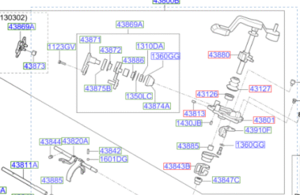 Kia Rio 2012-2014 LEVER COMPLETE – CONTROL