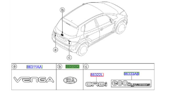 863201W200-600x370-1.png Venga ‘Kia’ Boot Badge 2010 Onwards - Image 1