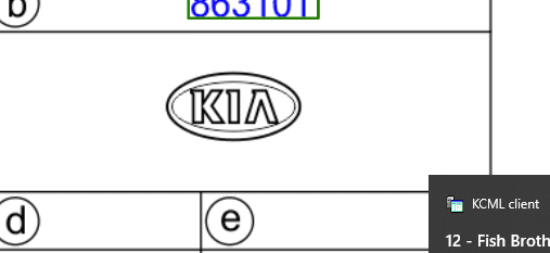 863533W510.png Kia Sportage 2010-2014 Rear Kia Badge - Image 1