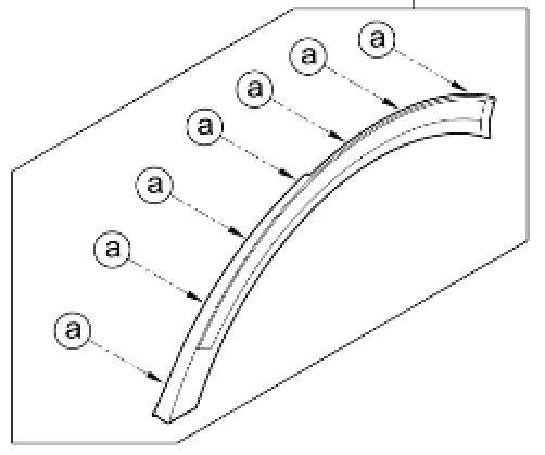 87741F1000.png Kia X-Ceed 2020-Present Rear Wheel Arch Trim - Image 1
