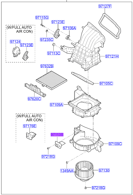 970351E100.png Picanto Blower Motor Resistor 2008-2017 - Image 1