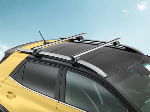 E83004D050-600x450-1.jpg Kia Stonic 2017-Present Aluminium Roof Rail Cross Bars - Image 1