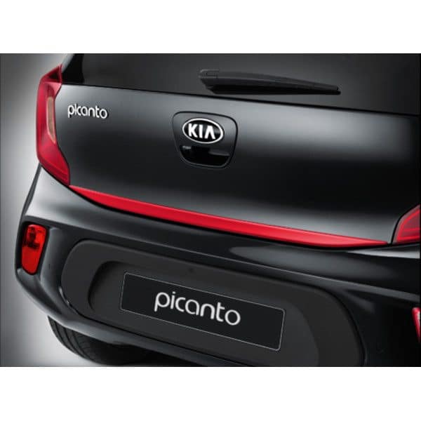 G6491ADE00RD-Tailgate-Trim-Line-600x600-1.jpg Kia Picanto (2017-Onwards) Red Tailgate Trim Line - Image 1
