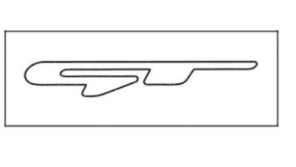 Kia Ceed 2012-2018 Front GT Badge