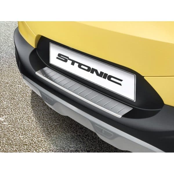 H8274ADE60ST-Rear-Bumper-Protector-600x600-1.jpg Stonic Brushed Stainless Steel Rear Bumper Protector 2017 Onwards - Image 1