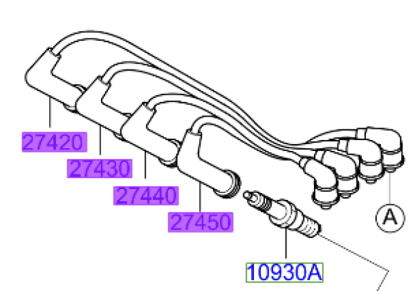 SPARK-PLUG-LEADS-600x422-1.png Picanto Set Of 4 Spark Plug Leads 2004-2011 - Image 1