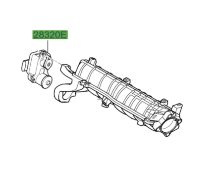 Kia Sportage 2014-2015 DEVICE ASSY-SWIRL
