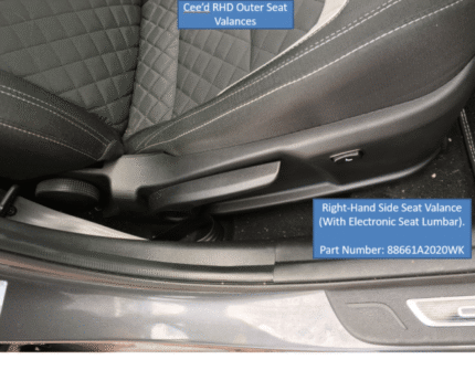 Kia Ceed 2015-2018 Passenger Seat Side Panel