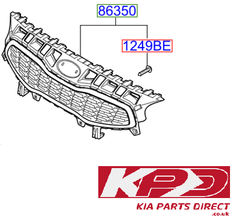 Untitled-1.png Kia Ceed GT Line (2015-2018) Front Grill - Image 1