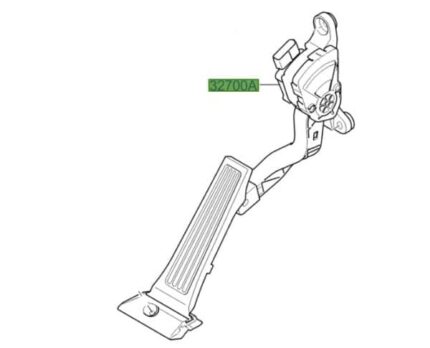 Kia Sportage 2010-2014 Throttle Pedal