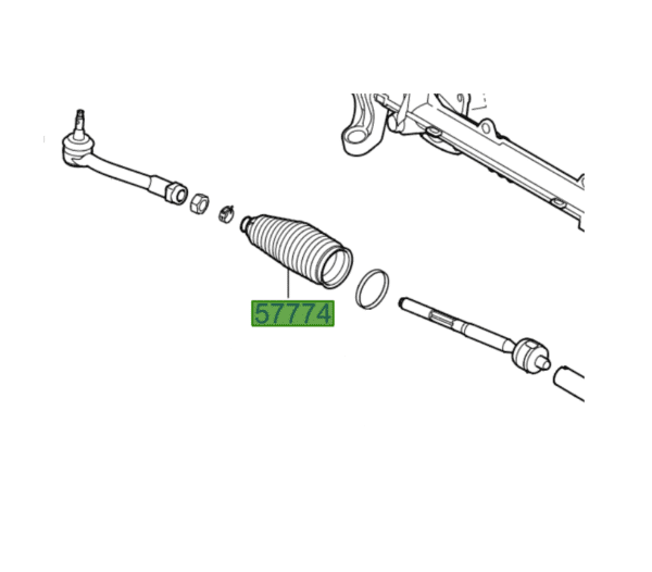 bellows-600x526-1.png Kia Sorento 2014-2017 Steering Rack Bellows - Image 1