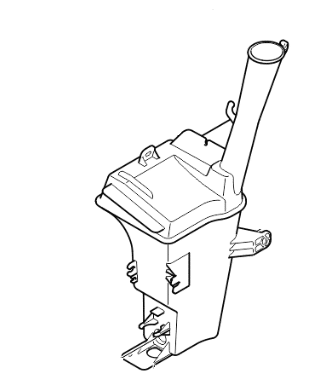 Kia Carens 2012-2016 Washer Bottle