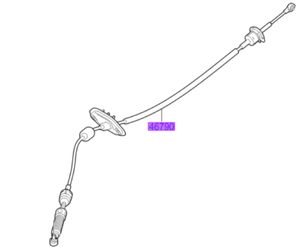 Kia Ceed 2009-2012 Automatic Gear Cables.