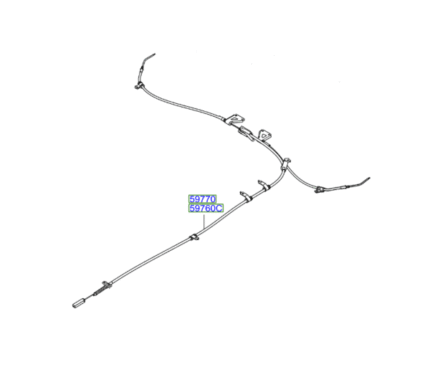 Kia Sedona (2006-2012) Handbrake Cables