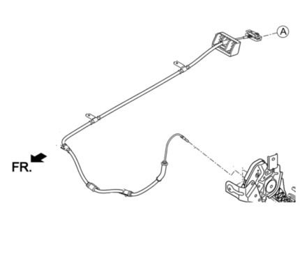 Kia Sportage 2015-2018 Hand Brake cable (Front)