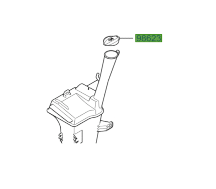 Kia Carens 2016-2018 Washer Bottle Cap