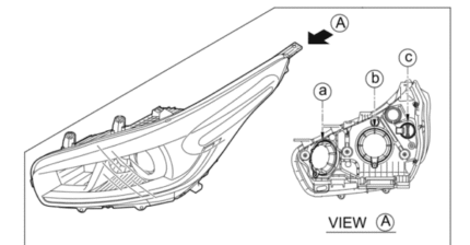 Kia Sportage 2010-2014 Headlight (DRL)