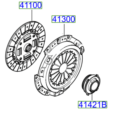 Kia Rio 2016-2020 Clutch Kit