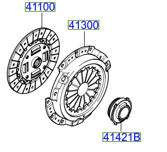 clutch.png Kia Picanto 2012-2014 Clutch Kit 5 Speed - Image 1