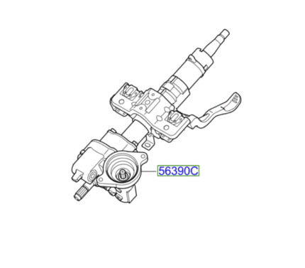 Kia Rio 2011-2014 Steering Column Upper