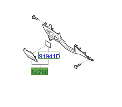 Kia Sportage 2018-2022 Fuse Box Cover (Interior)