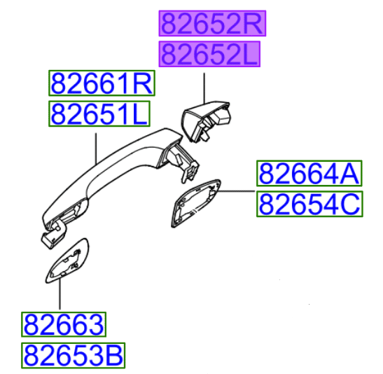 end-cap.png Kia Sportage 2015-2021 Rear Door Handle Trim End Cap - Image 1