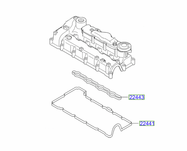 gasket-2-600x484-1.png Kia Sportage 2015-2018 Rocker Cover Gaskets - Image 1