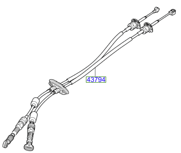gear-cables-1-600x507-1.png Kia Sportage 2016-2018 6 Speed Manual Gear Cables - Image 1