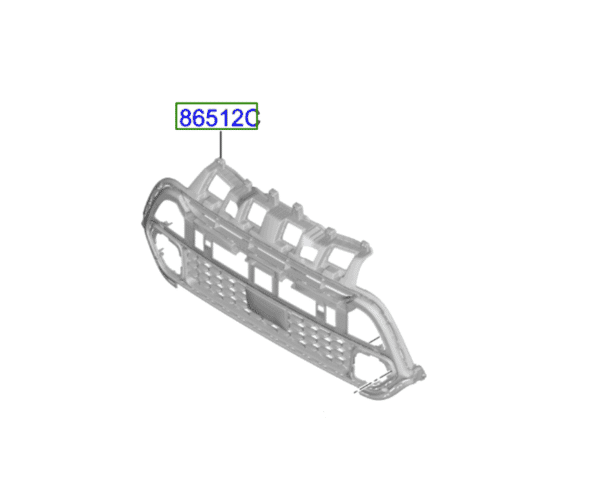 grill-12-600x484-1.png Kia Picanto 2017-Present Front Grill - Image 1