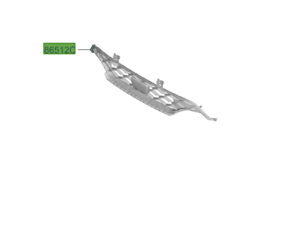 grill-17-600x484-1.png Kia Stonic / Rio 2020 Onward Front Lower Grill - Image 1