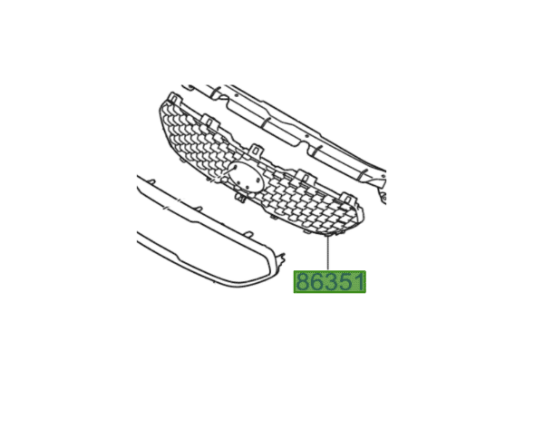 grill-19-600x484-1.png Kia Venga 2011-2019 Radiator Grill (Upper) - Image 1