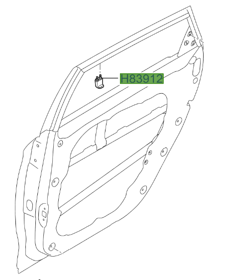 hook.png Kia Carens 2016-2018 Rear Curtain Hook - Image 1