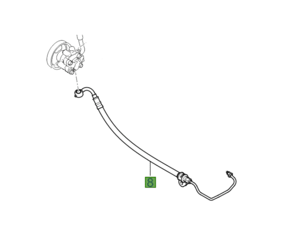 hose-9-600x484-1.png Kia Sedona 2006-2010 Power Steering High Pressure Hose - Image 1