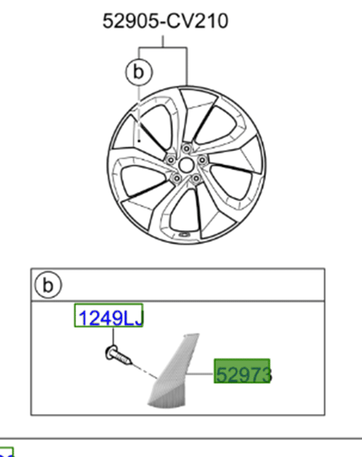 image001.png Kia EV6 GT-Line S 20″ Wheel Trim - Image 1