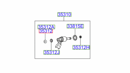 Kia Sportage 2018 2022 Injector (Petrol)