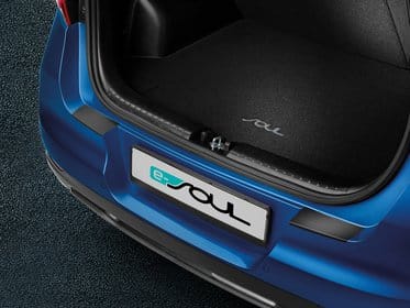 Kia Soul EV 2020-Onwards Black Rear Bumper Protection Foil