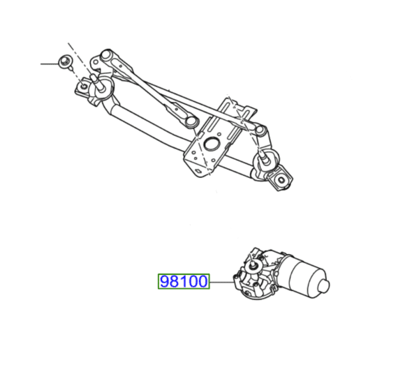 motor-2-600x526-1.png Kia Sportage (2015-2018) Windscreen Wiper Motor - Image 1