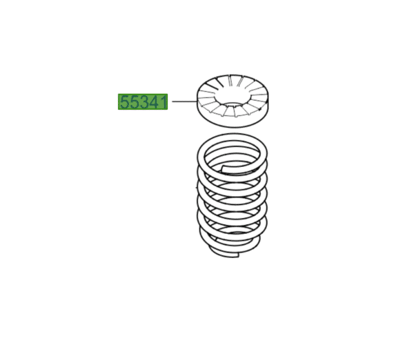 pad-600x526-1.png Kia Sportage 2010-2015 Rear Upper Spring Pad - Image 1