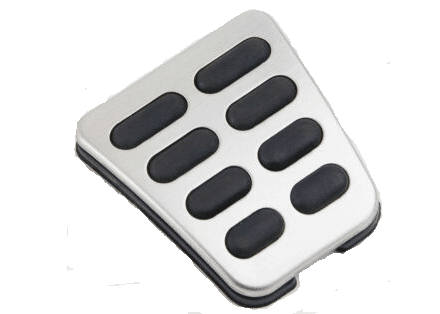 pedal-rubber.png Kia Ceed 2012-2018 GT-Line Chrome Clutch/Brake Pedal Rubber - Image 1