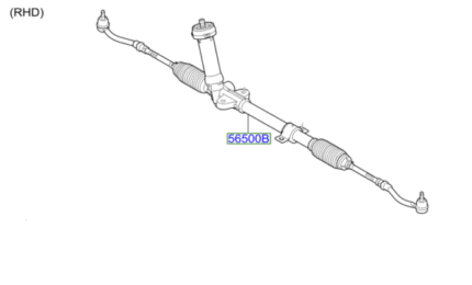 Kia Venga 2011-2019 Steering Rack