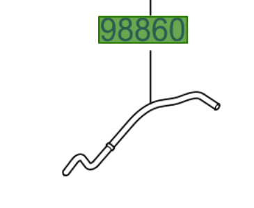 Kia Sportage 2010-2015 Rear Washer Jet