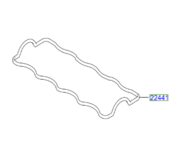 rocker-cover-gasket-600x526-1.png Kia Carens 2006-2012 Rocker Cover Gasket - Image 1