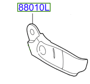Kia Ceed 2012-2015 Drivers Side Seat Trim