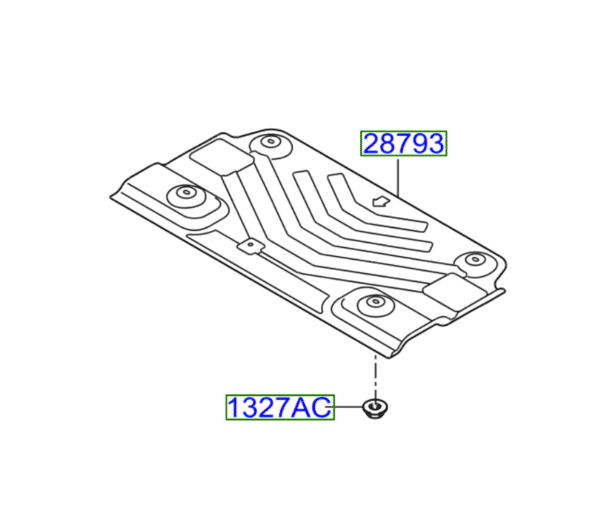 shield-600x526-1.png Kia Sportage (2010-2014) Exhaust Heat Shield - Image 1