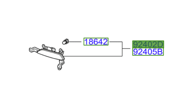 sorento-fog-1-600x319-1.png Kia Sorento 2015-2017 Off Side Rear Fog Light - Image 1