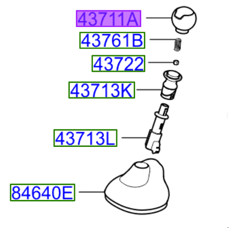 soul-gear-knob.png Kia Soul 2014-2019 6 Speed Gear Knob - Image 1