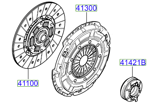 sportage-clutch.png Kia Ceed 2012-2018 6 Speed Manual Clutch Kit - Image 1