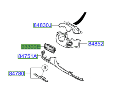 Kia Ceed 2012-2015 Switch Pack